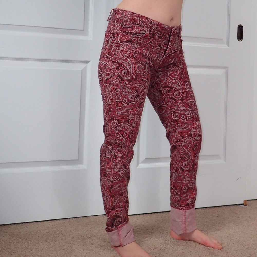Prana Trinity Paisley Corduroy Pant